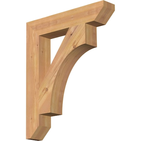 Ekena Millwork Westlake Slat Smooth Bracket, Western Red Cedar, 3 1/2"W x 20"D x 24"H BKT04X20X24WTL06SWR